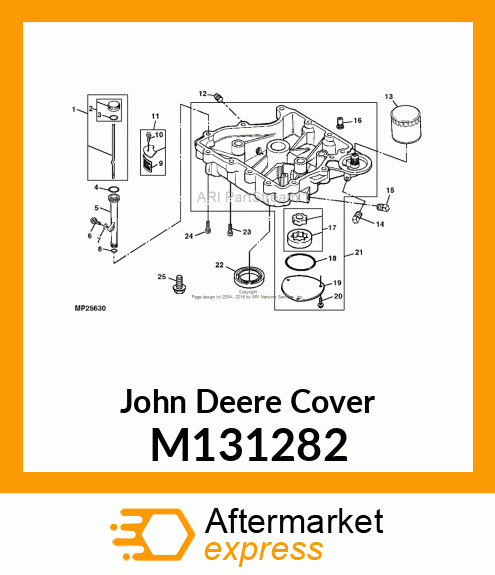 COVER, OIL PUMP M131282