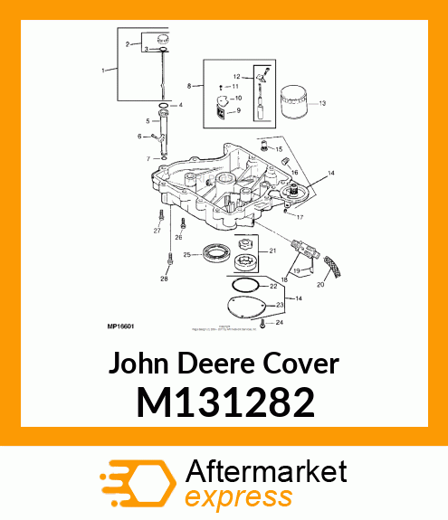 COVER, OIL PUMP M131282