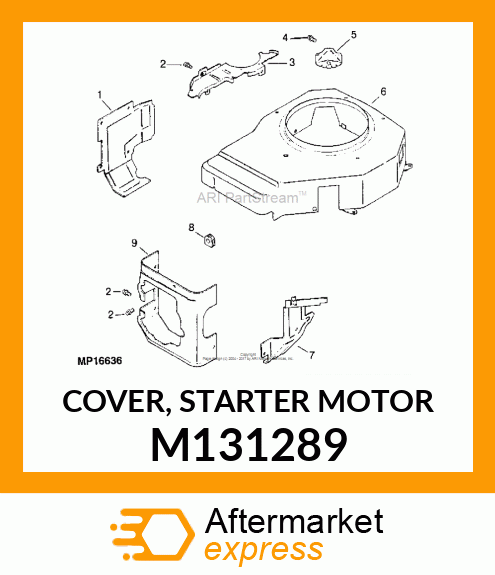 COVER, STARTER MOTOR M131289