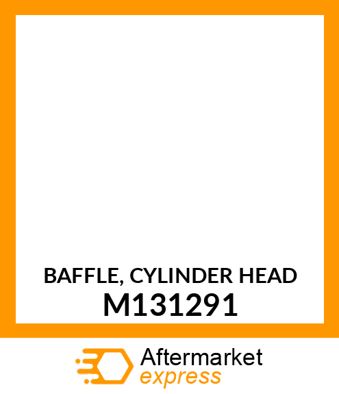 BAFFLE, CYLINDER HEAD M131291