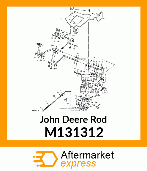 ROD, ROD, HST SPRING RETURN M131312