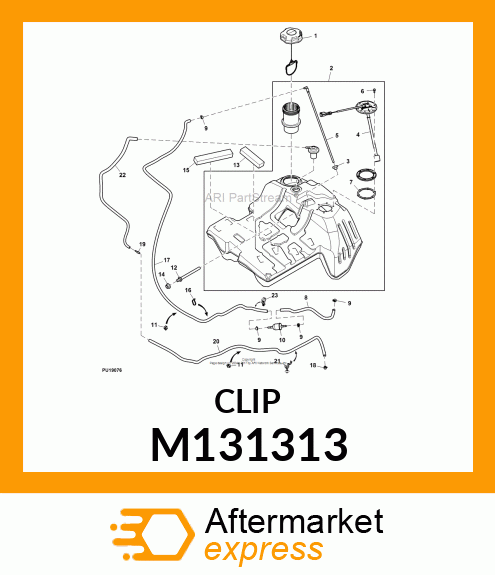 RETAINER, QUICK CLIP M131313