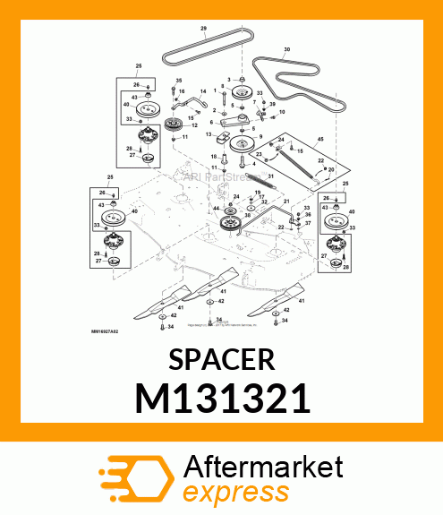 BUSHING, NEUTRAL RETURN M131321