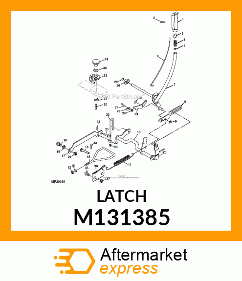 LATCH, LIFT M131385