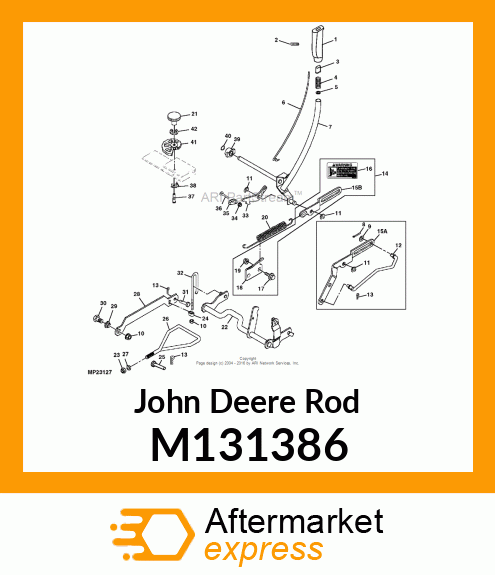 ROD, LATCH LIFT M131386