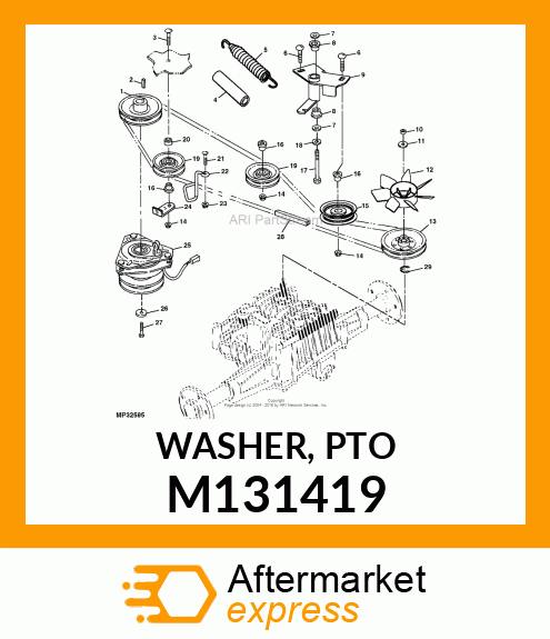 WASHER, PTO M131419