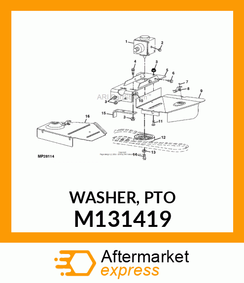 WASHER, PTO M131419