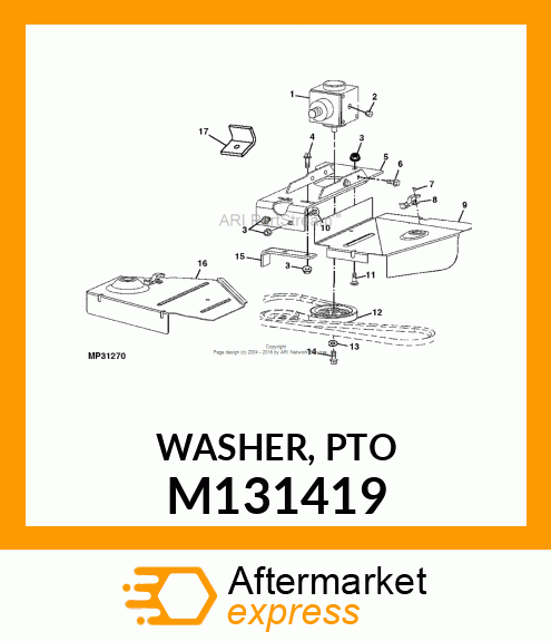 WASHER, PTO M131419