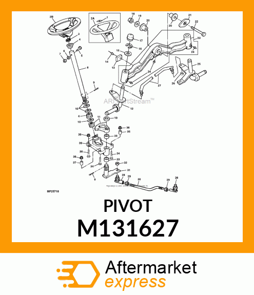 MOUNT, AXLE PIVOT # M131627