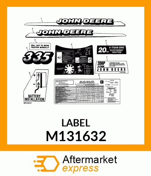 Label M131632