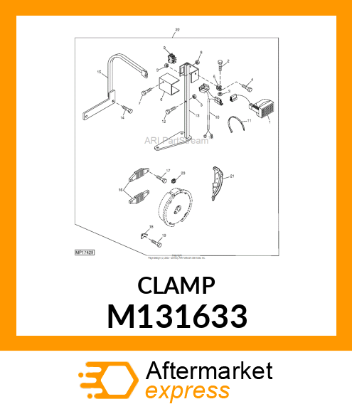 CLAMP (HARNESS) M131633