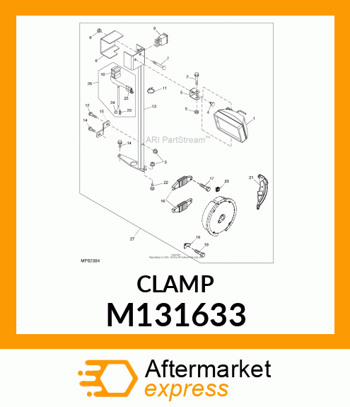 CLAMP (HARNESS) M131633