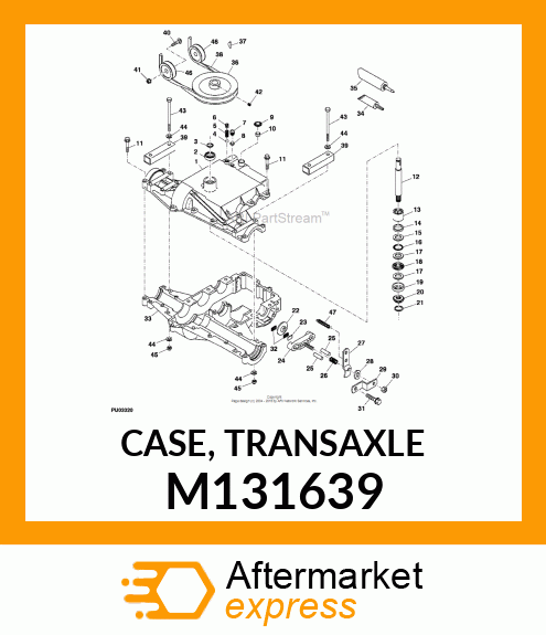 CASE, TRANSAXLE M131639