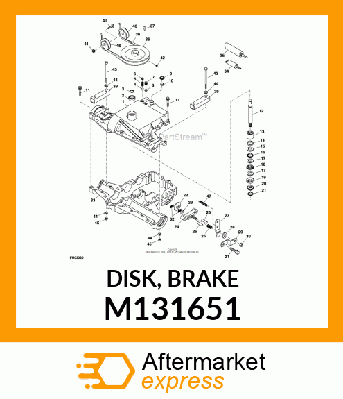 DISK, BRAKE M131651