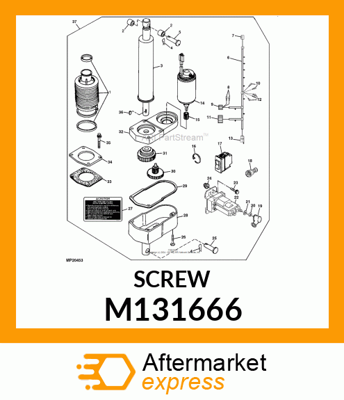 SCREW, MACHINE #12 M131666