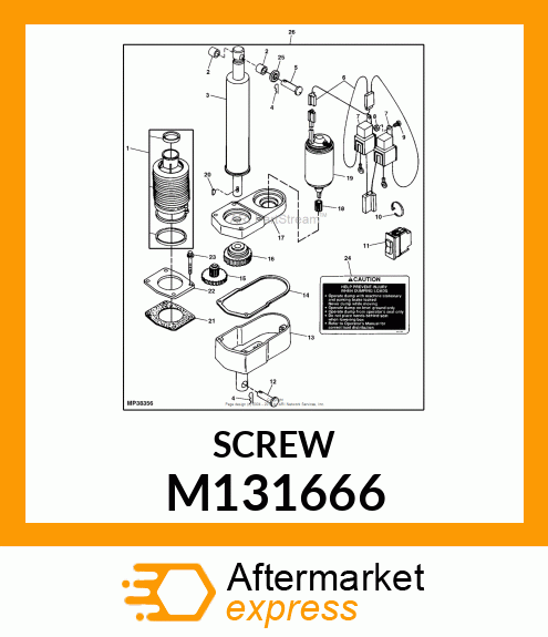 SCREW, MACHINE #12 M131666