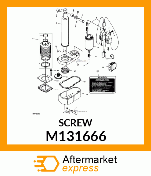 SCREW, MACHINE #12 M131666