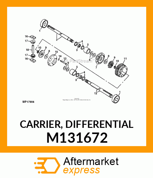 CARRIER, DIFFERENTIAL M131672