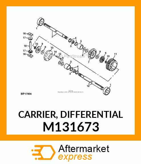 CARRIER, DIFFERENTIAL M131673