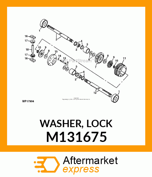 WASHER, LOCK M131675