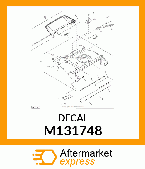 LABEL, LABEL, DANGER M131748