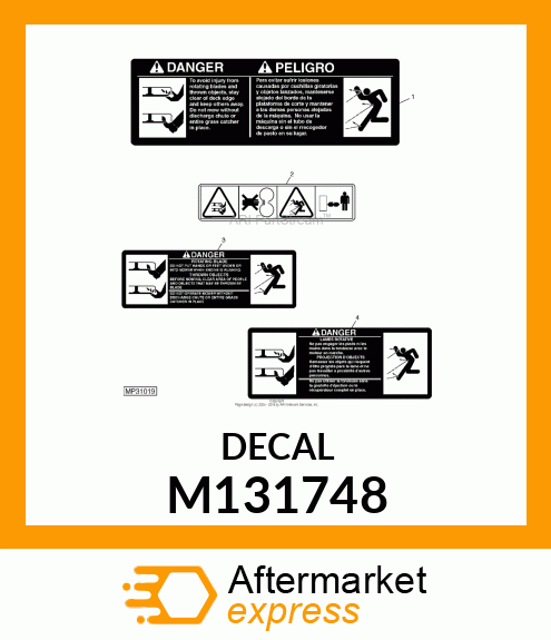 LABEL, LABEL, DANGER M131748