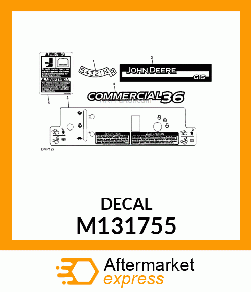 LABEL, CAUTION (DASH PANEL)(ENG/SP) M131755