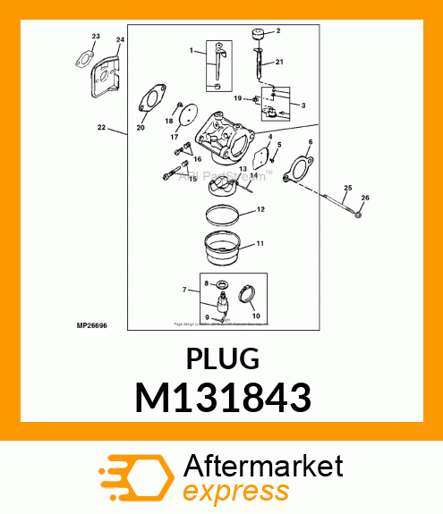 BUSHING, CHOKE M131843