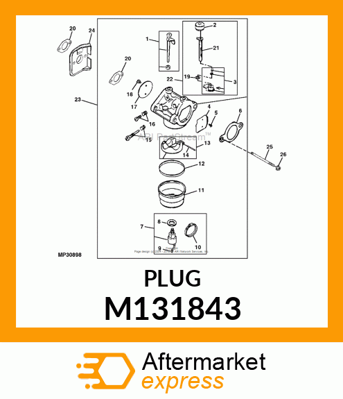 BUSHING, CHOKE M131843