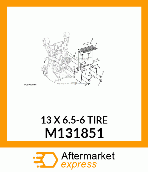 TIRE, 13X6.50 M131851