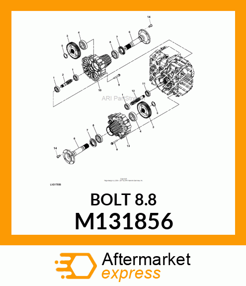 BOLT, HUB M131856