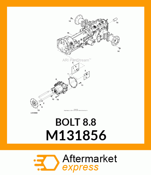 BOLT, HUB M131856