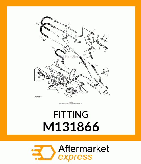 COUPLER, 1.062 QUICK CONNECT M131866