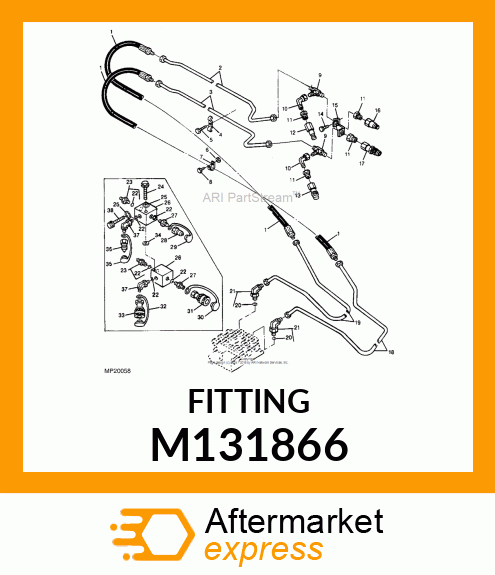 COUPLER, 1.062 QUICK CONNECT M131866