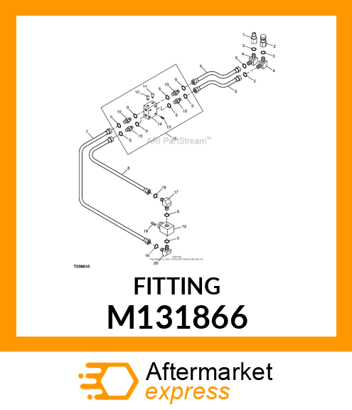 COUPLER, 1.062 QUICK CONNECT M131866