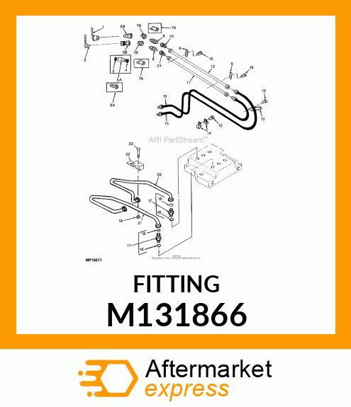 COUPLER, 1.062 QUICK CONNECT M131866