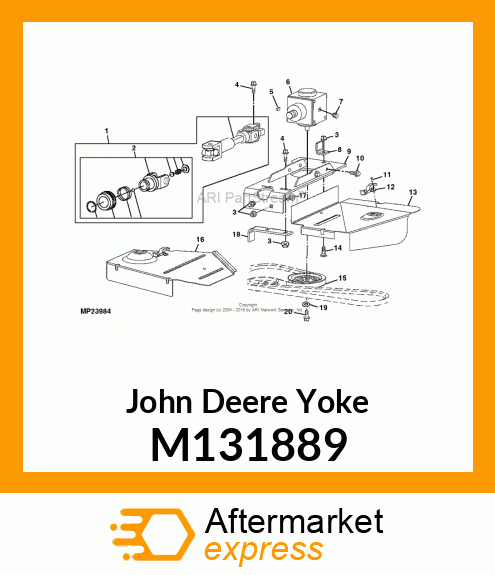 YOKE, YOKE, AUTO LOCK M131889