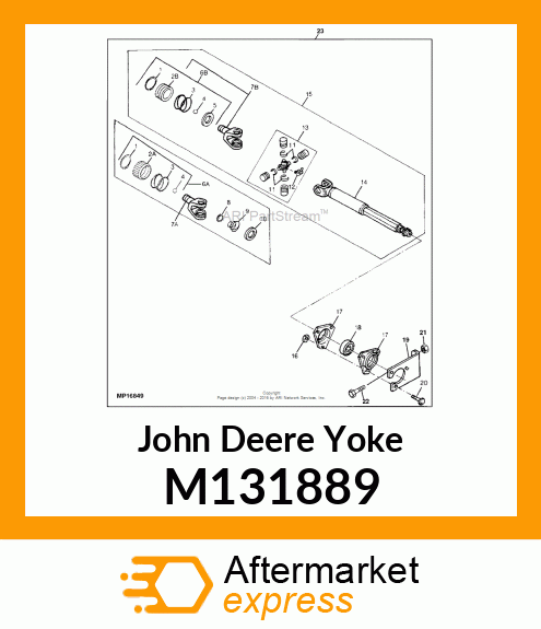 YOKE, YOKE, AUTO LOCK M131889