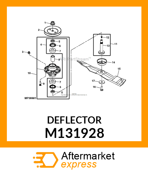 DEFLECTOR M131928