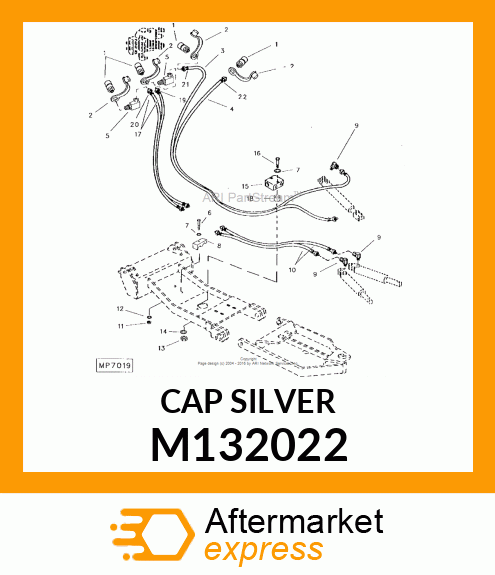 CAP, SILVER FEMALE DUST M132022