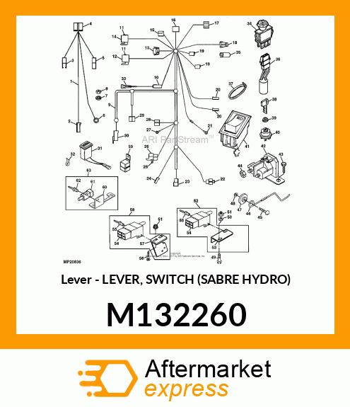 Lever Switch Sabre Hydro M132260