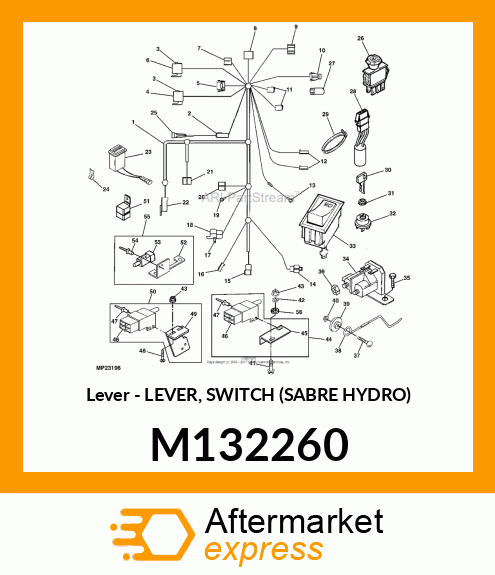 Lever Switch Sabre Hydro M132260