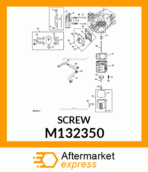 SCREW, SHOULDER M132350