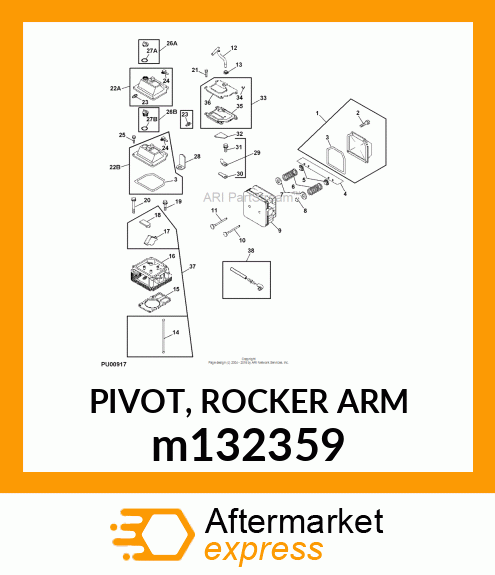 PIVOT, ROCKER ARM m132359