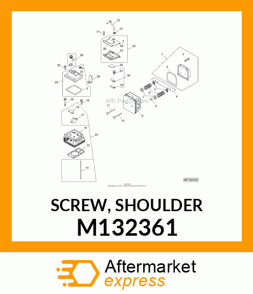 SCREW, SHOULDER M132361