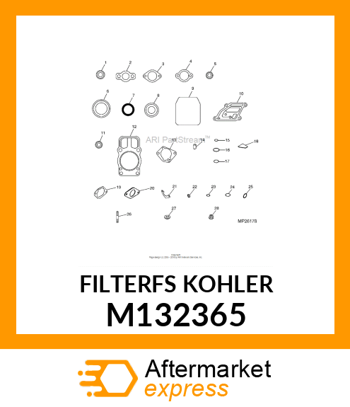 FILTER, BREATHER M132365