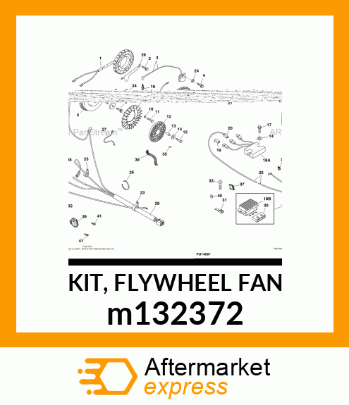 KIT, FLYWHEEL FAN m132372