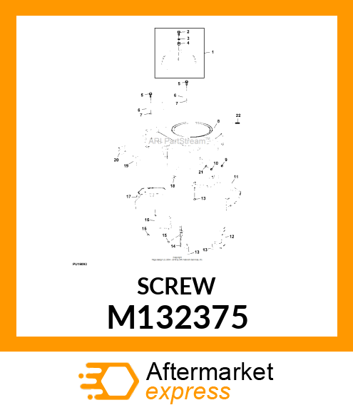 SCREW, SCREW, PHILLIPS HD. 11 M132375
