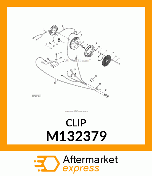 CLIP, CABLE M132379
