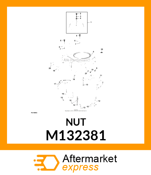 NUT, PLASTIC M132381